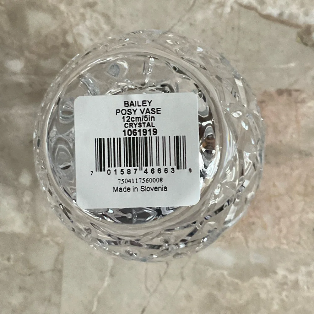 Waterford BAILEY Posy Crystal Vase